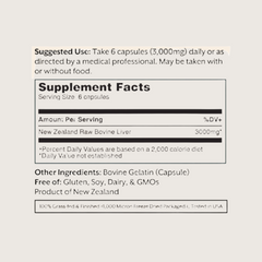 Grass-Fed New Zealand Bovine Liver