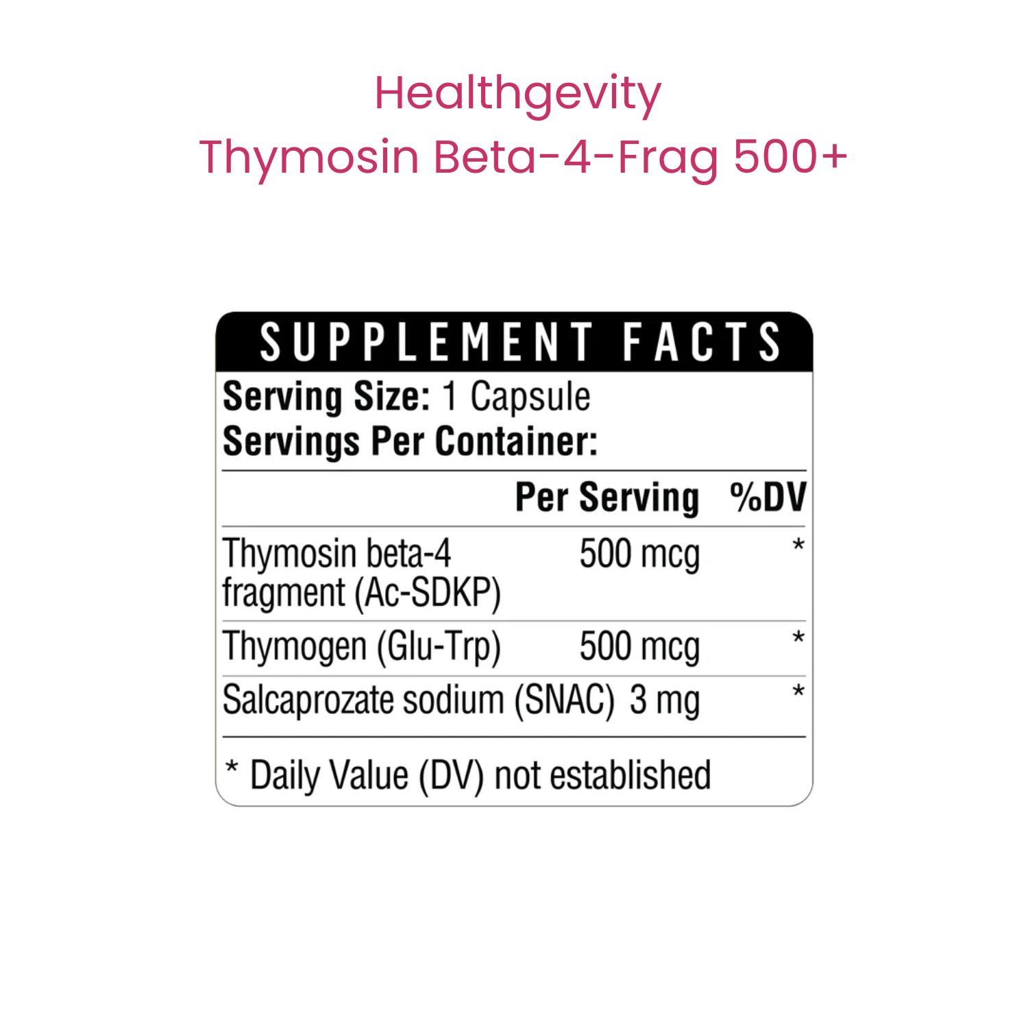 Thymosin Beta-4-Frag 500+