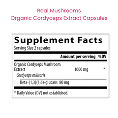 Organic Cordyceps Extract Capsules