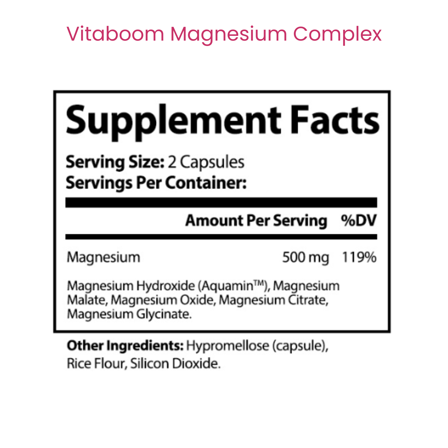 Magnesium Complex